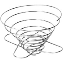 Kaffeefilterhalter mit wiederverwendbarem Edelstahlfilter für Outdoor-Aktivitäten wie Camping und Wandern, tragbares Design, einfache Filterung