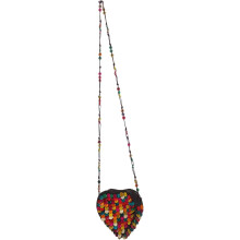 Boho-Umhängetasche, ethnische Kokosnussschalen-Perlenhandtasche