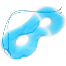 Koelende gel oogmasker, ijskompres oogbedekking voor op reis, herbruikbaar, veelzijdig ontwerp, tegen wallen en hoofdpijn.