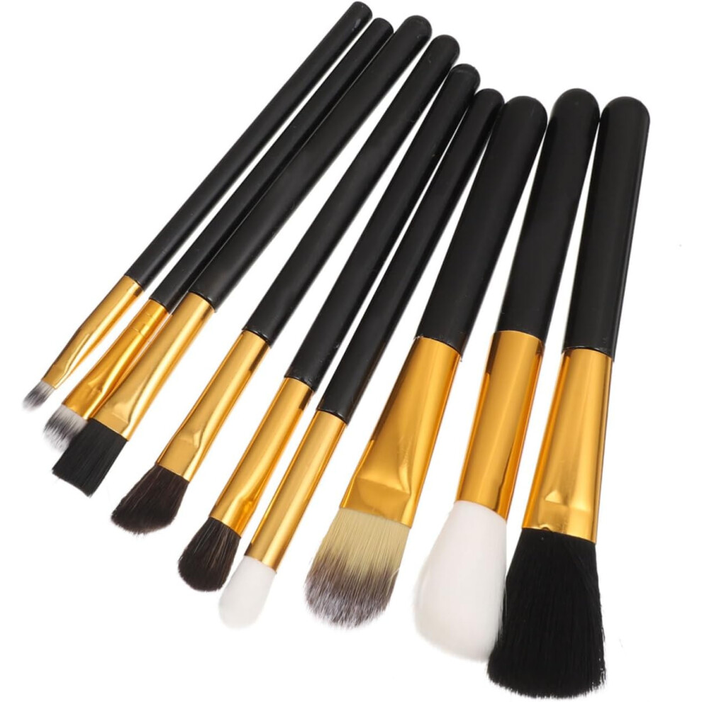 Hkhbjs Black Makeup Brush Bag Organizer Case For Cosmetics Leather Material