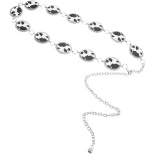 Boho Cowgirl Taillengürtel, verstellbar, Taillenschmuck aus Acryllegierung mit Milchdruck