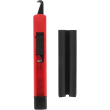 Vervangingsset voor golfgrips, 3-delig, inclusief rubberen klem en haakmes.