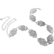 Metallgürtel im Ethno-Stil, böhmische Taillenkette für Kleider, Hosen, Partykleidung, Western-Cowgirl-Concho-Metallgürtel