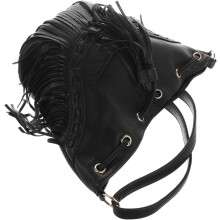 Quasten-Beuteltasche für Damen, modische Handtasche, Umhängetasche