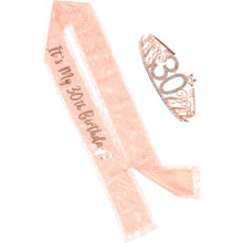 Shoulder Strap Birthday Suit The Crown Birthday Tiara and Sash for Women Happy Birthday Tiara