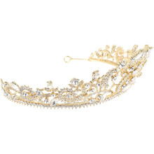 Elegante Barock-Tiara, glänzender Brautschmuck mit komfortabler Passform