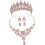 Splendidi gioielli a corona per elegante collana e orecchini a tiara. 1