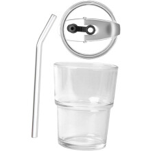 400-ml-Trinkbecher aus Glas mit Deckel, robuster Becher mit Insektenmuster für den täglichen Gebrauch und Restaurants