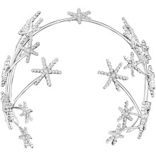Star Decor Brautkrone Tiara Eleganter Strass-Hochzeits-Kopfschmuck Haaraccessoires