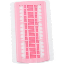 Organizador de hilo para punto de cruz de 30 agujeros, soporte de hilo de bordar de plástico, color rosa.