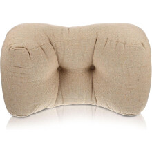 Bürostuhl-Lendenkissen, beige, Lendenkissen zur Entlastung des Rückens