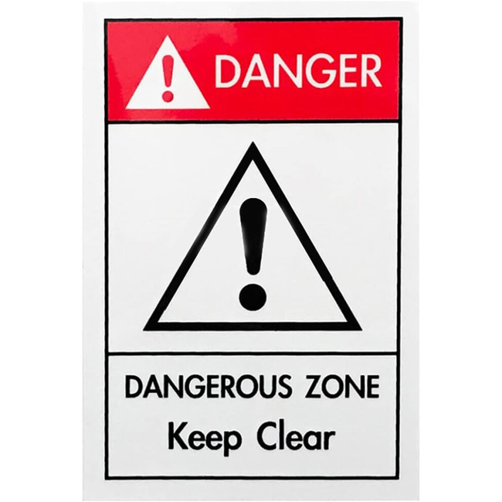 Warning Sign Dangerous Zone Sign For Machinery Warning Dangerous Zone Safety Machinery 5455468299100