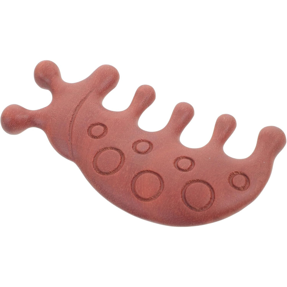 Hkhbjs Red Scalp Massager Hair Growth Brush Wooden Body Acupoint Massager Creative Handheld Massage Comb