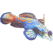 Wandskulptur „Fisch“ aus robustem Eisen