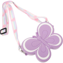 Silikontasche in Schmetterlingsform für Mädchen, Geldbörse und Umhängetasche für Jungen, modisches Accessoire für Mädchen