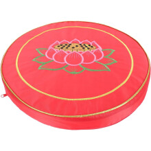 Gartensitzmatte, Meditationskissen, Gebetsmatte mit rotem Stickmuster
