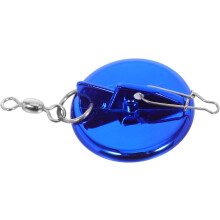 Conector de buzo para pesca en el mar con clip giratorio en forma de 8, conector de señuelo de alambre de acero de 4,5 cm de diámetro