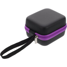 Schutztasche für Yo-Yos, 1-Loch-Reißverschluss, lila, leicht, atmungsaktiv, sichere Balltasche, tragbare Aufbewahrungstasche