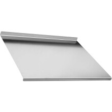 Schneidebrett aus Edelstahl, doppelseitig verwendbares Backbrett, bruchfest, platzsparendes Design