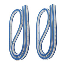 2 stuks flexibele gebogen linialen 60 cm, Franse gebogen naailiniaal voor tekenen en kledingontwerp, draagbaar