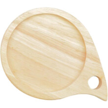 Multifunktionales Holzschneidebrett mit Griff, glatter Oberfläche und rutschfestem Design