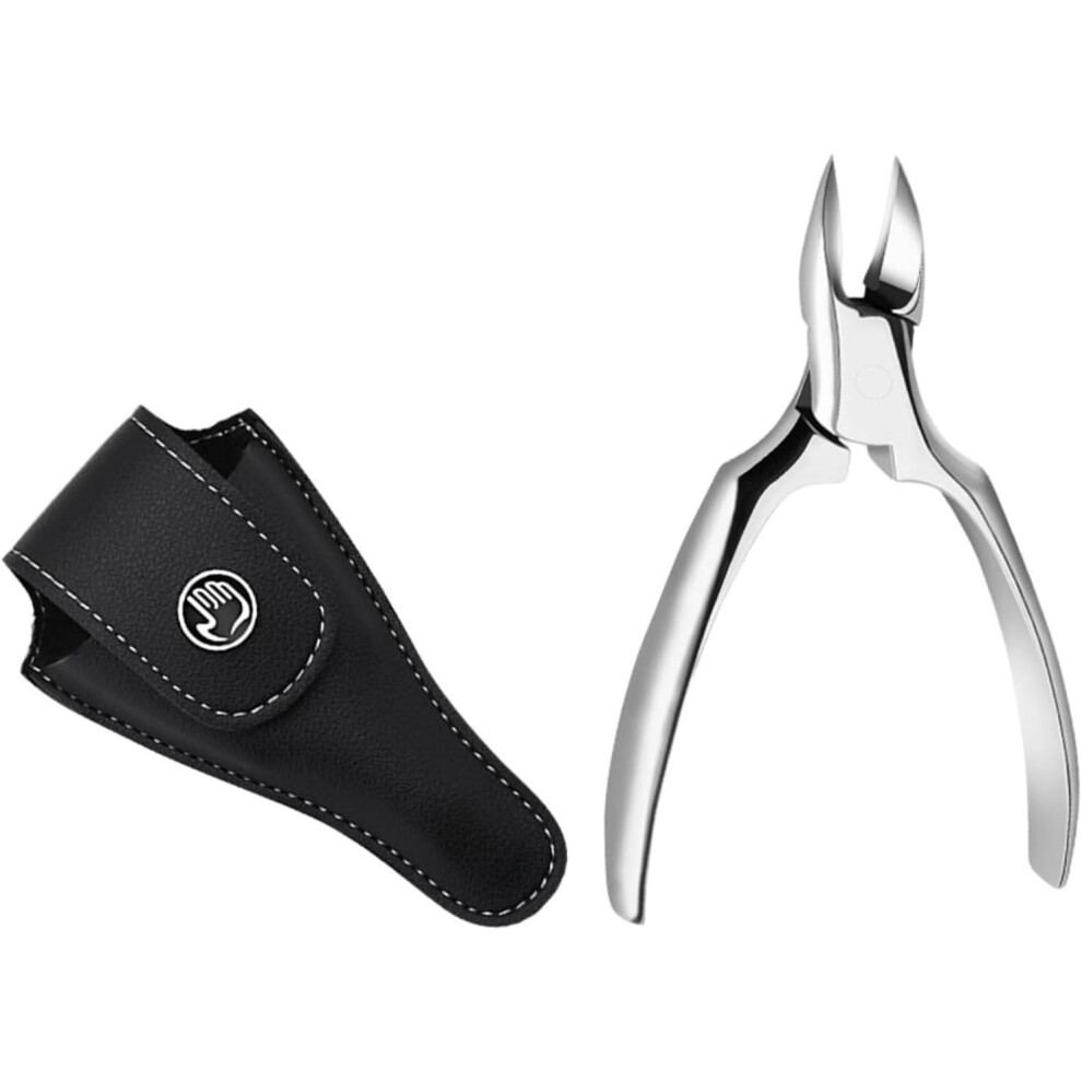 Hkhbjs Stainless Steel Nail Dead Skin Scissor And Cuticle Trimming Tool Set, Black Pedicure Nail Beauty Tool
