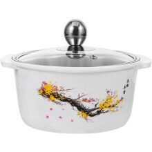 Small Stainless Steel Stockpot with Lid for Home Cooking, Lidded Design to Retain Heat, Suitable