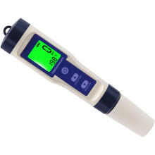 Digital Salinity Tester 5-in-1 Waterproof Aquarium Saltwater Quality Meter Backlight Portable