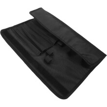 Aufbewahrungsrolle für Besteck, Bestecktasche, schwarz, Oxford-Gewebe, wasserdicht