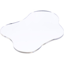 Posavasos acrílico para tazas de café, posavasos sencillo y elegante, organizador de escritorio, placa de almacenamiento