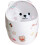 Cute Bear Pen Holder Desktop Waste Container Lid Small Plastic Garbage Can for Nightstand Table 1