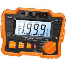 Digitales Isolationswiderstandsmessgerät mit LCD-Anzeige und Megohmmeter