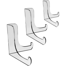 3-teiliges Set Acryl-Tellerständer – Kleine, mittlere und große Staffeleihalter