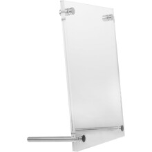 Acryl-Zertifikatsrahmen mit 12,7 cm (5 Zoll) Ständer, Fotohalter für den Innenbereich zur Präsentation von Auszeichnungen