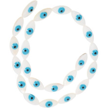 Natural White Shell Beads Horizontal Hole for DIY Bracelet and Necklace Making, Creative Craft Beads