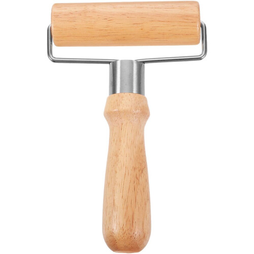 Rolling Pin Dough Roller 12inch Wood Nonstick Precise Pressing Reusable Kitchen Baking Tool