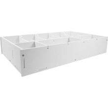 Aufbewahrungsbox aus Kunststoff mit Schublade, Make-up-Organizer für Geldscheine, Geldscheine, Geldspar-Organizer, Geldablage, Geldkassette