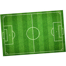 Fußmattenaufkleber im Fußballfeld-Design, Bodenaufkleber aus PVC, kreativ