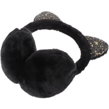 Warm Cat Ear Earmuffs Winter Plush Ear Warmers for Cold Weather Outdoor Activities Comfortable and Stylish