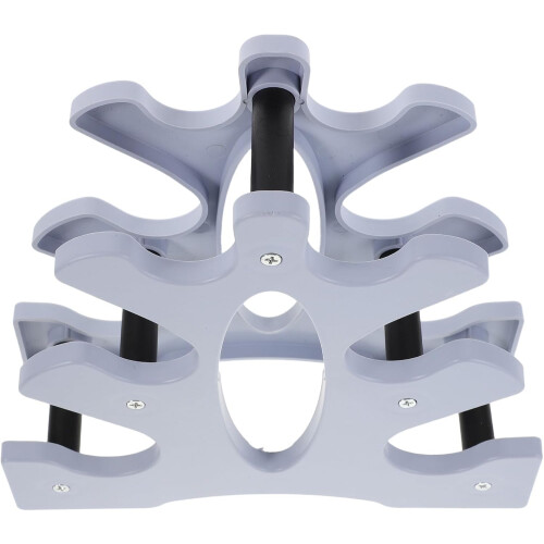 Small Dumbbell Rack Stand for Home Gym Light Blue Dumbbell Storage Organizer