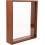 8x10 polegadas café sombra caixa quadro exibição memórias decorativas vitrine 1