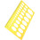 Ellipse Measuring Ruler Plastic Drawing Template Kit for Architecture and Office Use 1