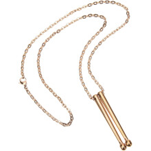 Halskette mit Anhänger in Form eines Trommelstocks, Titanstahl-Schlüsselbeinkette, modisches Accessoire für Damen und Herren.