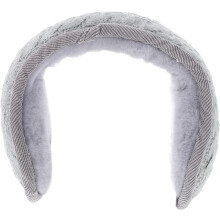 Handmade Cotton Earmuffs Foldable Winter Ear Warmer Unisex Ear Protector Portable Gray Soft Warm Cover