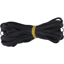 Elastisches Band, 10 m, schwarz, zum Nähen von Unterwäsche-Ausschnitten, hochelastisches TPU-Flachband, Bastelbedarf