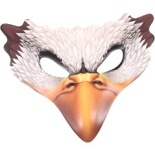 Lebensechte Adlermaske für Halloween-Kostüme, elastisches Band, leichtes und atmungsaktives Design