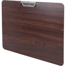 A3 Wooden Sketching Drawing Board with Clip, Walnut Grain Portable Artist Clipboard