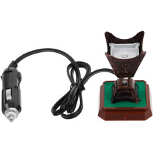 Elektrischer Räuchergefäß im Auto-Stil, orientalischer Vintage-Aroma-Räuchergefäß aus Metall, Stecker-Diffusor