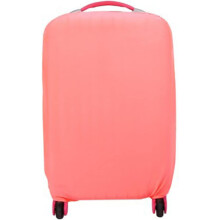 Gepäckhülle, Kofferschutz, elastische, staubdichte Reise-Trolley-Hülle für Koffer von 26-30 Zoll, Rosa
