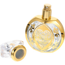 Sticlă de parfum cu spray bronzant, stil vintage, pentru articole de toaletă de călătorie